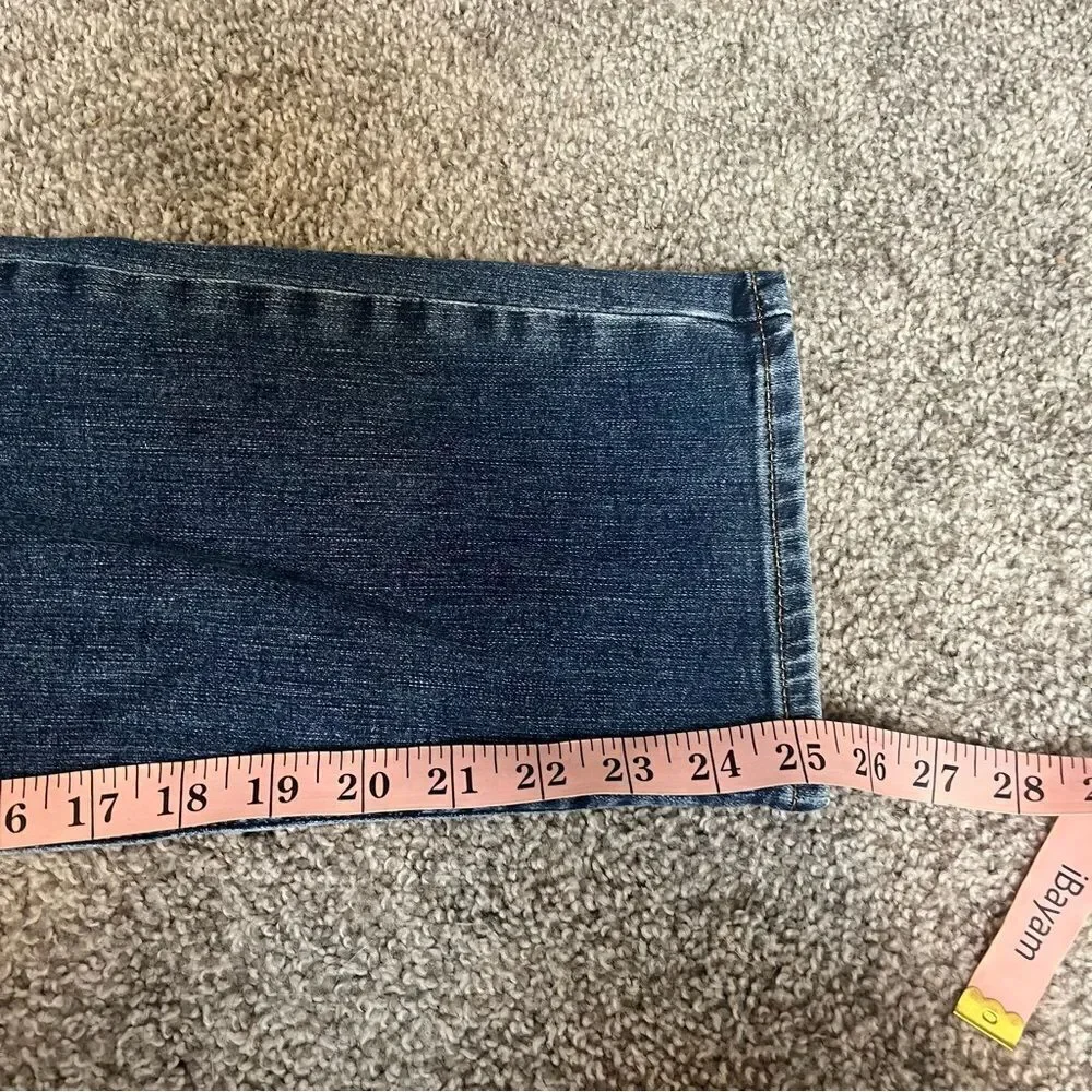 Athleta sculptek slim straight jean lapis wash